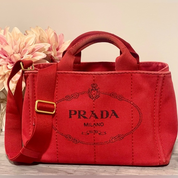Authentic PRADA Canapa Crossbody bag - Picture 17 of 17